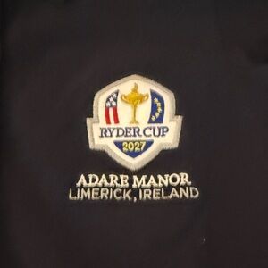 Ryder Cup 2027 Adare Ireland Women’s Navy Golf Shirt